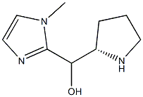 1H-Imidazole-2-methanol,1-methyl--alpha--(2S)-2-pyrrolidinyl-(9CI) 结构式