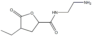 Pentonic acid, 5-[(2-aminoethyl)amino]-2,3,5-trideoxy-2-ethyl-5-oxo-, gamma-lactone (9CI),400879-23-4,结构式