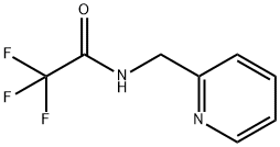 N-(2-ピリジニルメチル)-2,2,2-トリフルオロアセトアミド 化学構造式