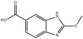 1H-Benzimidazole-5-carboxylicacid,2-methoxy-(9CI) Structure