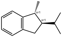 1H-Indene,2,3-dihydro-1-methyl-2-(1-methylethyl)-,(1R,2R)-rel-(9CI) Struktur