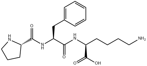 H-Pro-Phe-Lys-OH Structure