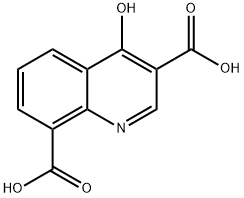 3,8-Quinolinedicarboxylicacid,4-hydroxy-(9CI) Struktur