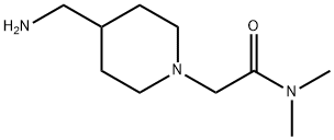 2-[4-(aminomethyl)piperidin-1-yl]-N-(propan-2-yl)acetamide,402740-47-0,结构式
