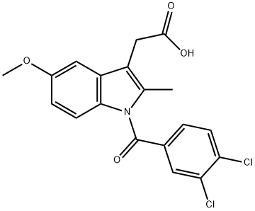 吲哚美辛EP杂质G 结构式