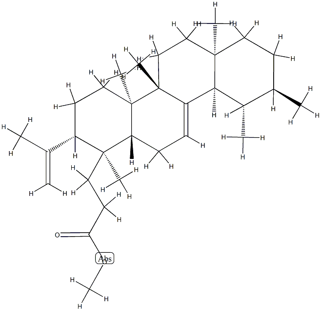 3,4-Secours-4(23),12-dien-3-oic acid methyl ester,40286-37-1,结构式