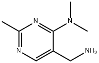 5-Pyrimidinemethanamine,4-(dimethylamino)-2-methyl-(9CI) Struktur