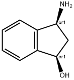1H-Inden-1-ol, 3-amino-2,3-dihydro-, (1R,3S)-rel- (9CI) Struktur