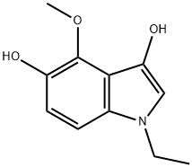 1H-Indole-3,5-diol,1-ethyl-4-methoxy-(9CI),403854-10-4,结构式