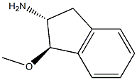 1H-Inden-2-amine,2,3-dihydro-1-methoxy-,(1R,2R)-rel-(9CI) 化学構造式