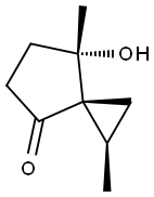 Spiro[2.4]heptan-4-one, 7-hydroxy-1,7-dimethyl-, (1R,3S,7S)-rel- (9CI) Structure