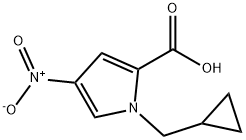 1H-Pyrrole-2-carboxylicacid,1-(cyclopropylmethyl)-4-nitro-(9CI) 化学構造式