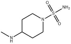 1-Piperidinesulfonamide,4-(methylamino)-(9CI) Structure