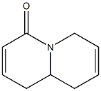 4H-Quinolizin-4-one,1,6,9,9a-tetrahydro-(9CI) Struktur