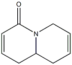 4H-Quinolizin-4-one,1,6,9,9a-tetrahydro-(9CI) Structure