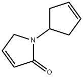 2H-Pyrrol-2-one,1-(3-cyclopenten-1-yl)-1,5-dihydro-(9CI) Structure