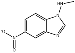 1H-Benzimidazol-1-amine,N-methyl-5-nitro-(9CI) Structure