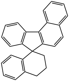 3',4'-Dihydrospiro[7H-benzo[c]fluorene-7,1'(2'H)-naphthalene] Structure