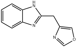 1H-Benzimidazole,2-(4-oxazolylmethyl)-(9CI) Structure