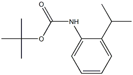 (2-异丙基苯基)氨基甲酸叔丁酯,406720-50-1,结构式