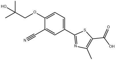 非布索坦代谢物67M-2,407582-47-2,结构式