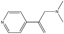 4-Pyridineethanamine,N,N-dimethyl-beta-methylene-(9CI) 结构式