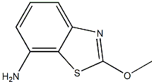 7-Benzothiazolamine,2-methoxy-(9CI) 结构式