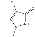 3H-Pyrazol-3-one,1,2-dihydro-4-hydroxy-1,5-dimethyl-(9CI) 结构式