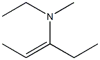 2-Penten-3-amine,N-ethyl-N-methyl-(9CI) Struktur