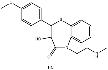 deacetyl-N-monodemethyldiltiazem Structure