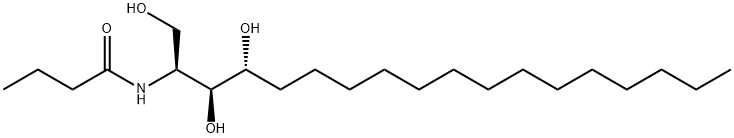 N-Butyroyl Phytosphingosine, 409085-57-0, 结构式