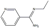 3-Pyridinecarboximidamide,N-ethyl-(9CI),409112-01-2,结构式