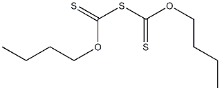 Bis(thiocarbonic acid O-butyl)thioanhydride Struktur