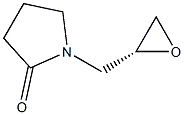 2-Pyrrolidinone,1-[(2R)-oxiranylmethyl]-(9CI),409335-13-3,结构式
