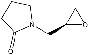2-Pyrrolidinone,1-[(2S)-oxiranylmethyl]-(9CI) Structure