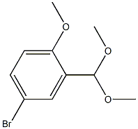 4-bromo-2-(dimethoxymethyl)-1-methoxybenzene Structure