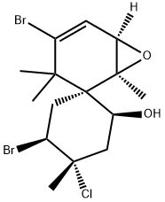 (1R,1'S,6'R)-4',5β-Dibromo-4α-chloro-1',3',3',4-tetramethylspiro[cyclohexane-1,2'-[7]oxabicyclo[4.1.0]hept[4]en]-2β-ol|