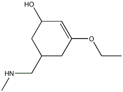 2-Cyclohexen-1-ol,3-ethoxy-5-[(methylamino)methyl]-(9CI) Structure