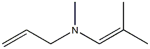 1-Propen-1-amine,N,2-dimethyl-N-2-propenyl-(9CI) 化学構造式