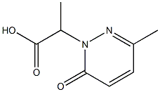 1(6H)-Pyridazineacetic  acid,  -alpha-,3-dimethyl-6-oxo-|2-(3-甲基-6-氧代-1,6-二氢哒嗪-1-基)丙酸