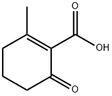 1-Cyclohexene-1-carboxylicacid,2-methyl-6-oxo-(9CI) Struktur