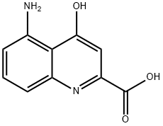 2-Quinolinecarboxylicacid,5-amino-4-hydroxy-(9CI) Structure