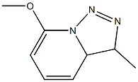 [1,2,3]Triazolo[1,5-a]pyridine,3,3a-dihydro-7-methoxy-3-methyl-(9CI) Structure