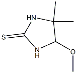 2-Imidazolidinethione,5-methoxy-4,4-dimethyl-(9CI) 结构式