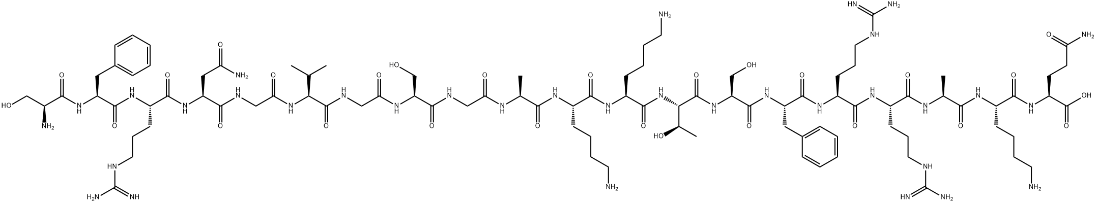 内源性神经肽S受体激动剂,鼠源,412938-74-0,结构式