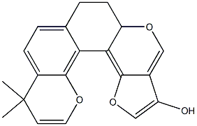 アンヒドロ-ツベロシン 化学構造式