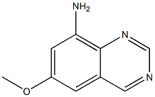 8-Quinazolinamine,6-methoxy-(9CI) 化学構造式
