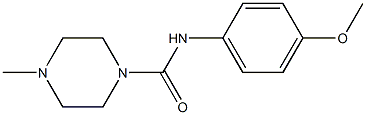 1-Piperazinecarboxamide,N-(4-methoxyphenyl)-4-methyl-(9CI) Structure