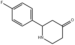 2-(4-fluorophenyl)piperidin-4-one Struktur