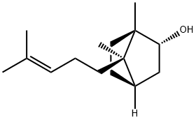 (1R,4R,7-anti)-1,7-Dimethyl-7-(4-methyl-3-pentenyl)bicyclo[2.2.1]heptan-2α-ol,41531-64-0,结构式